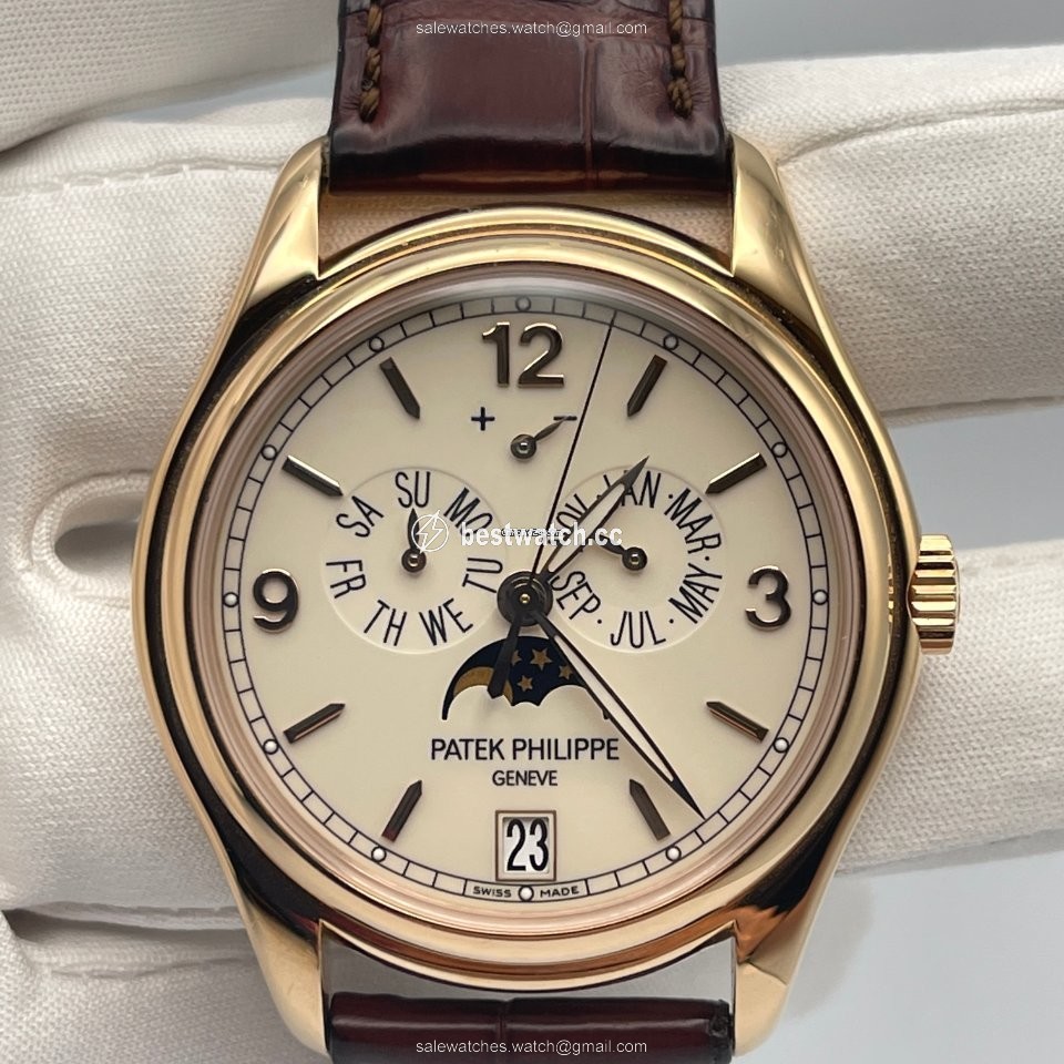 IMG_9086 Patek Philippe Annual Calendar Mens watch Unisex Automatic Rose gold 5146R-001 3