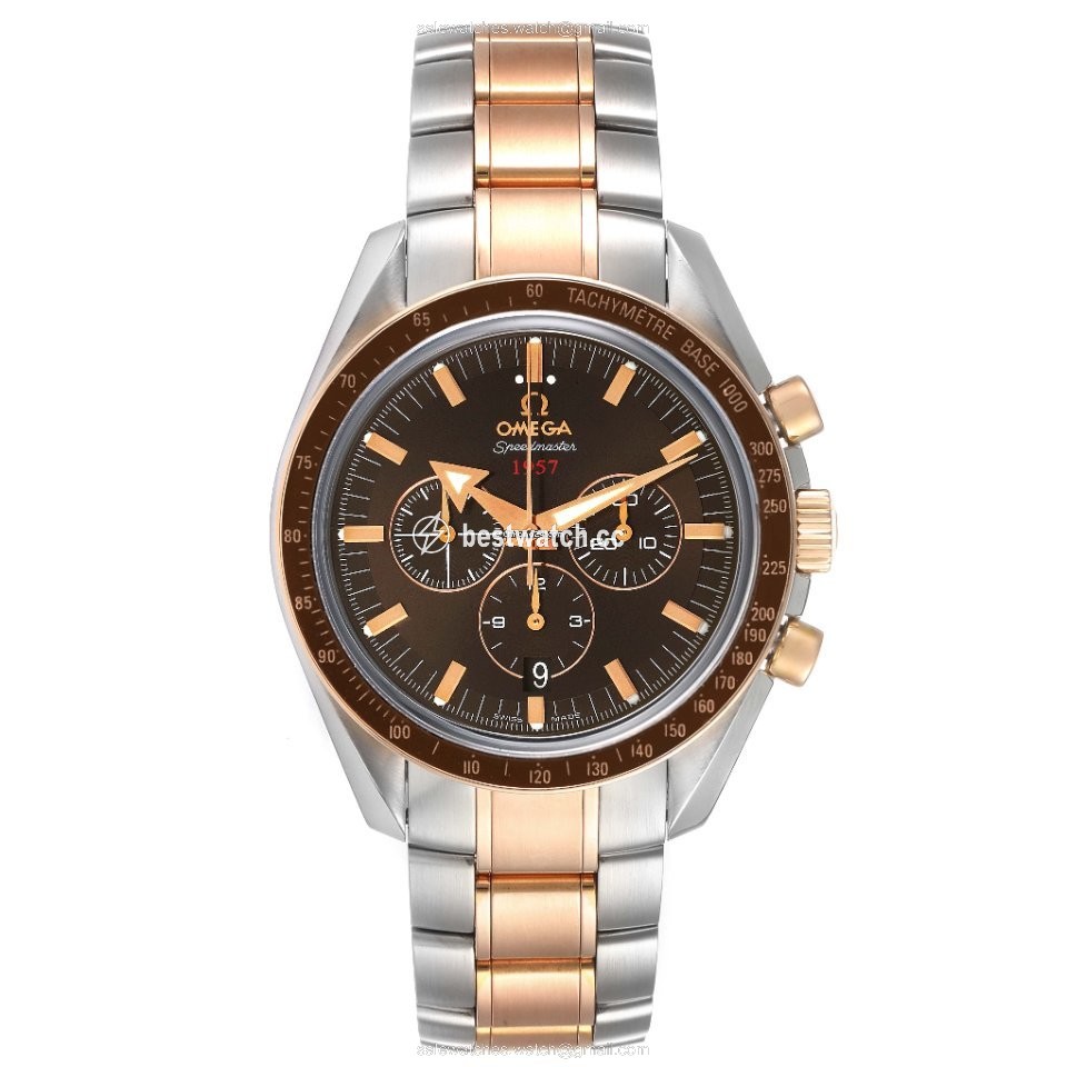 IMG_9086 Omega Speedmaster Broad Arrow Mens watch Unisex Automatic Gold Steel 321.90.42.50.13.001 3