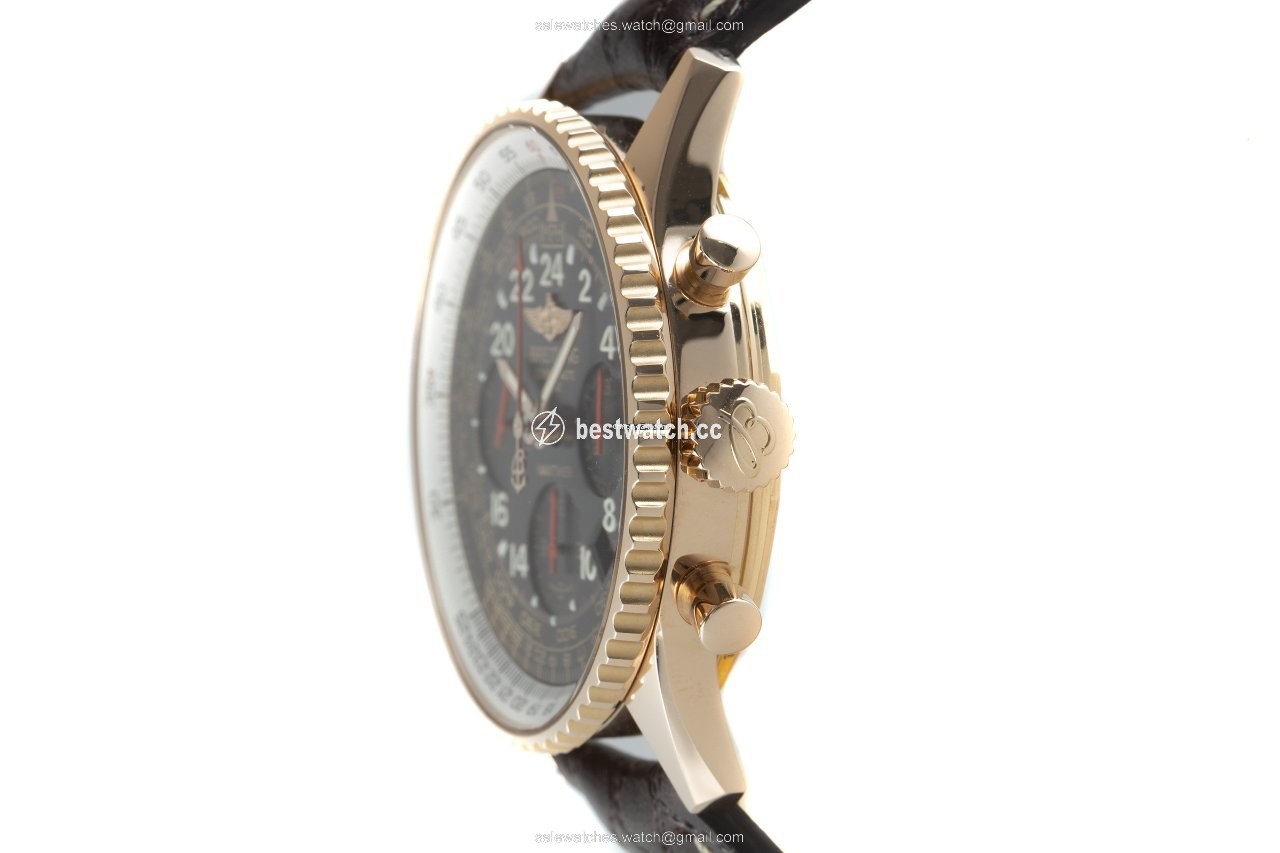 Breitling Navitimer Cosmonaute Mens watch Unisex Manual winding Red gold RB0210 3
