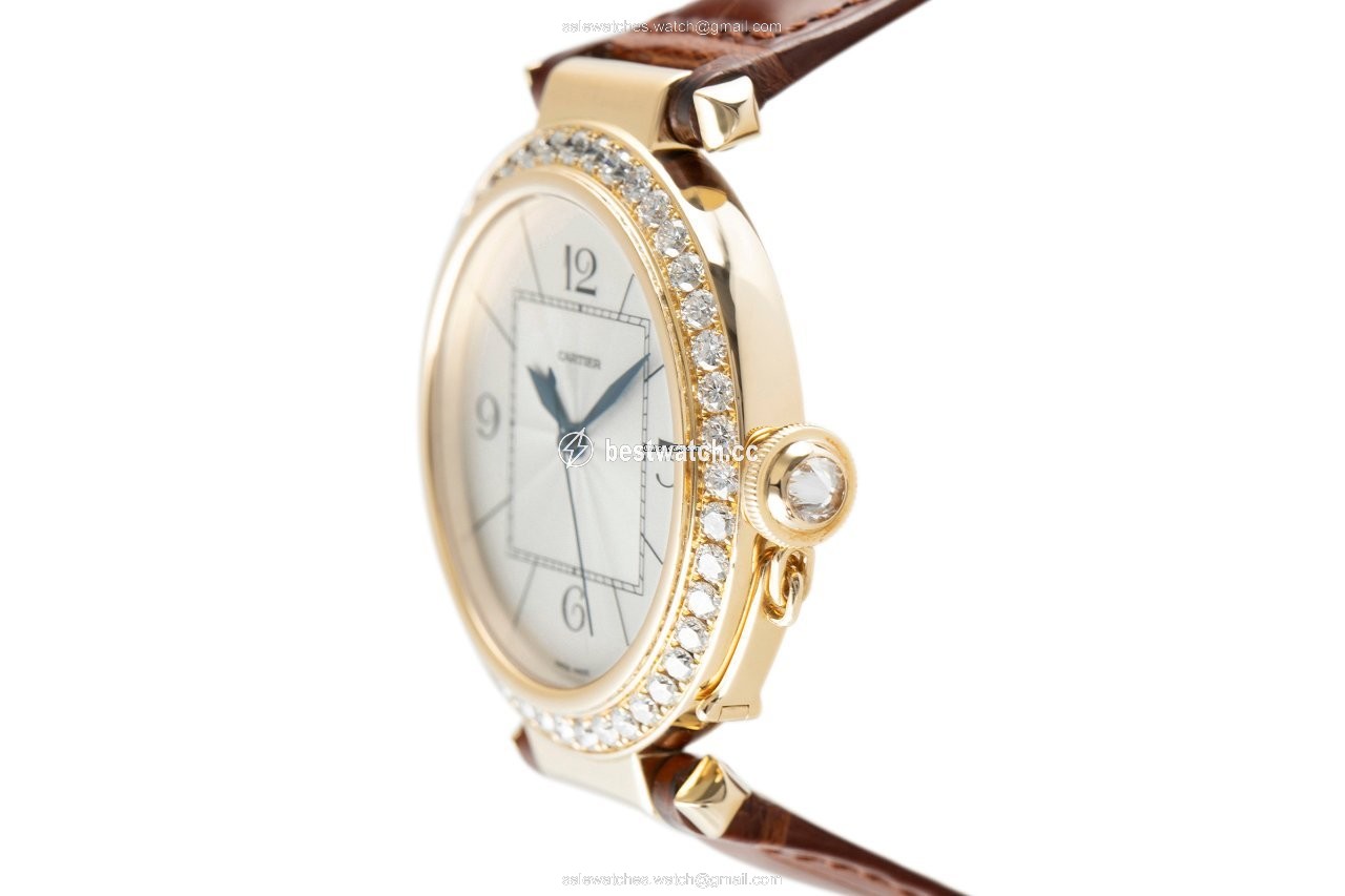 Cartier Pasha Womens watch Automatic Yellow gold WJ120351 3