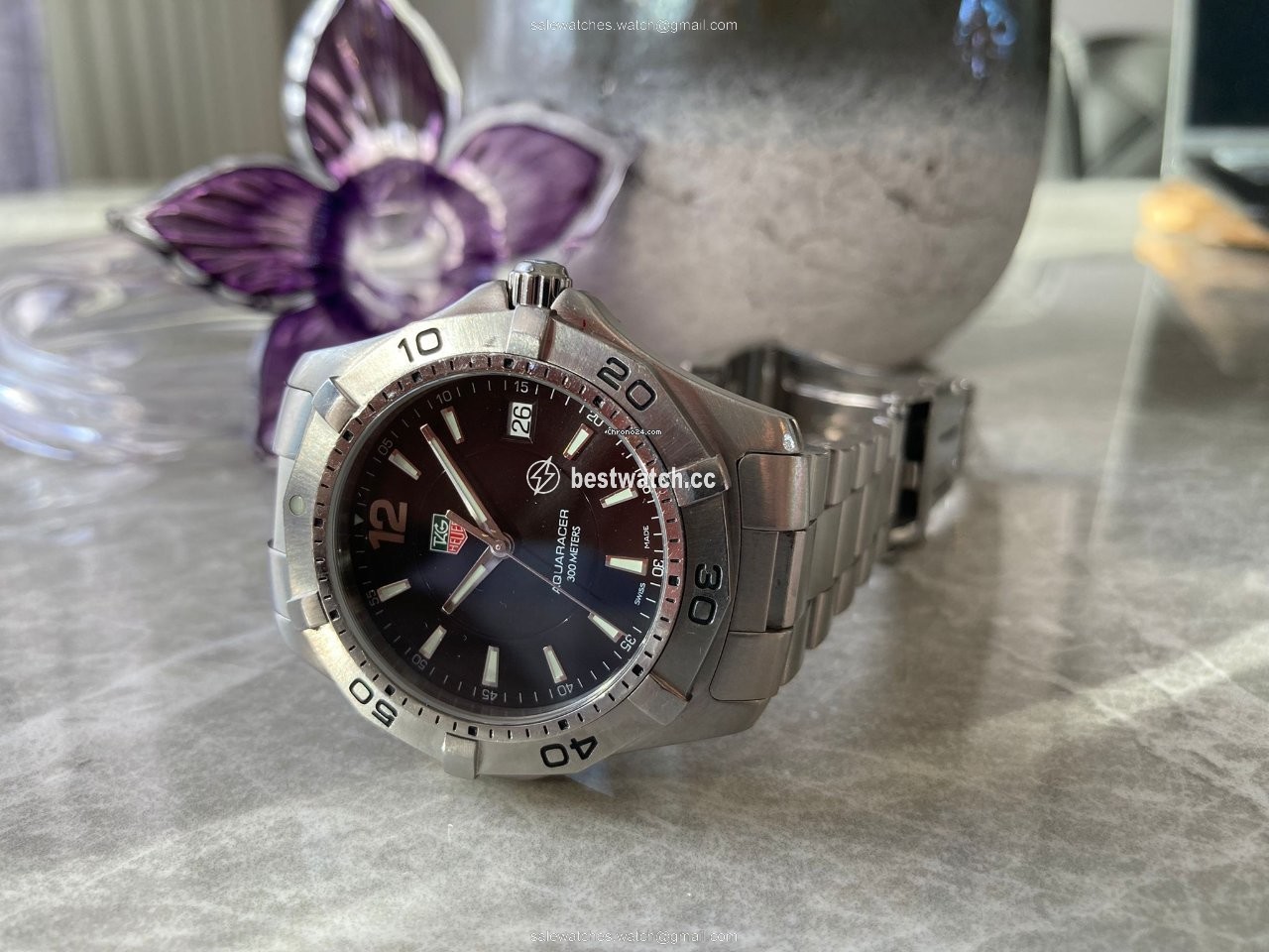 IMG_9086 TAG Heuer Aquaracer 300M Mens watch Unisex Quartz Steel WAF1110 3