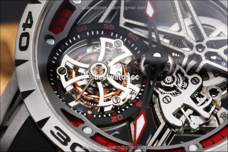 IMG_9086 Roger Dubuis Excalibur Mens watch Unisex Manual winding Titanium RDDBEX0545 3
