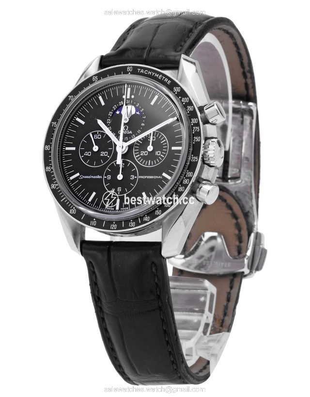 IMG_9086 Omega Speedmaster Professional Moonwatch Moonphase Mens watch Unisex Manual winding Steel 3876.50.31 3