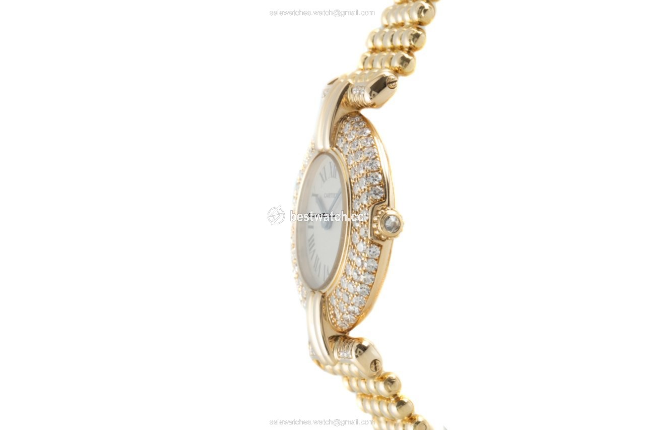 IMG_9086 Cartier Womens watch Quartz Yellow gold 8109 3