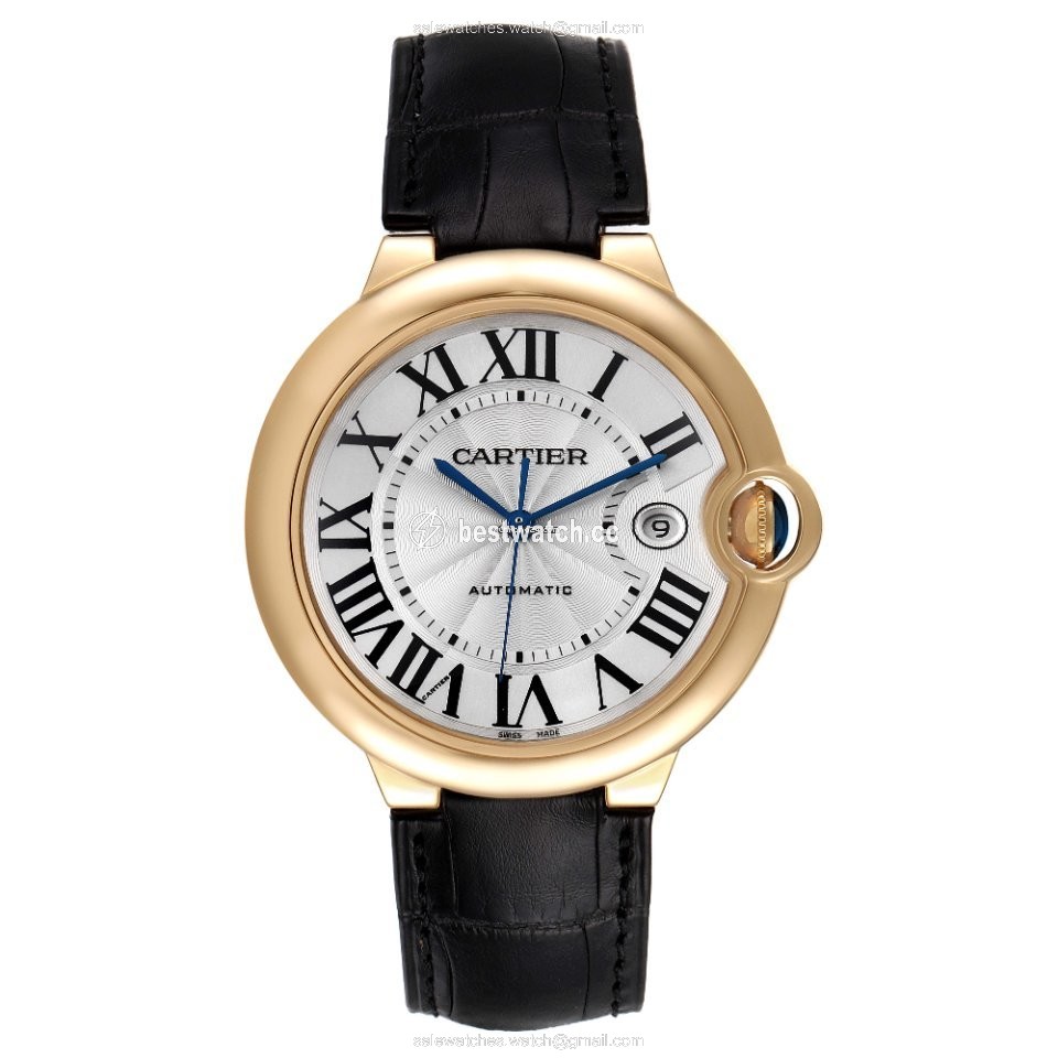IMG_9086 Cartier Ballon Bleu 42mm Mens watch Unisex Automatic Yellow gold W6900551 3