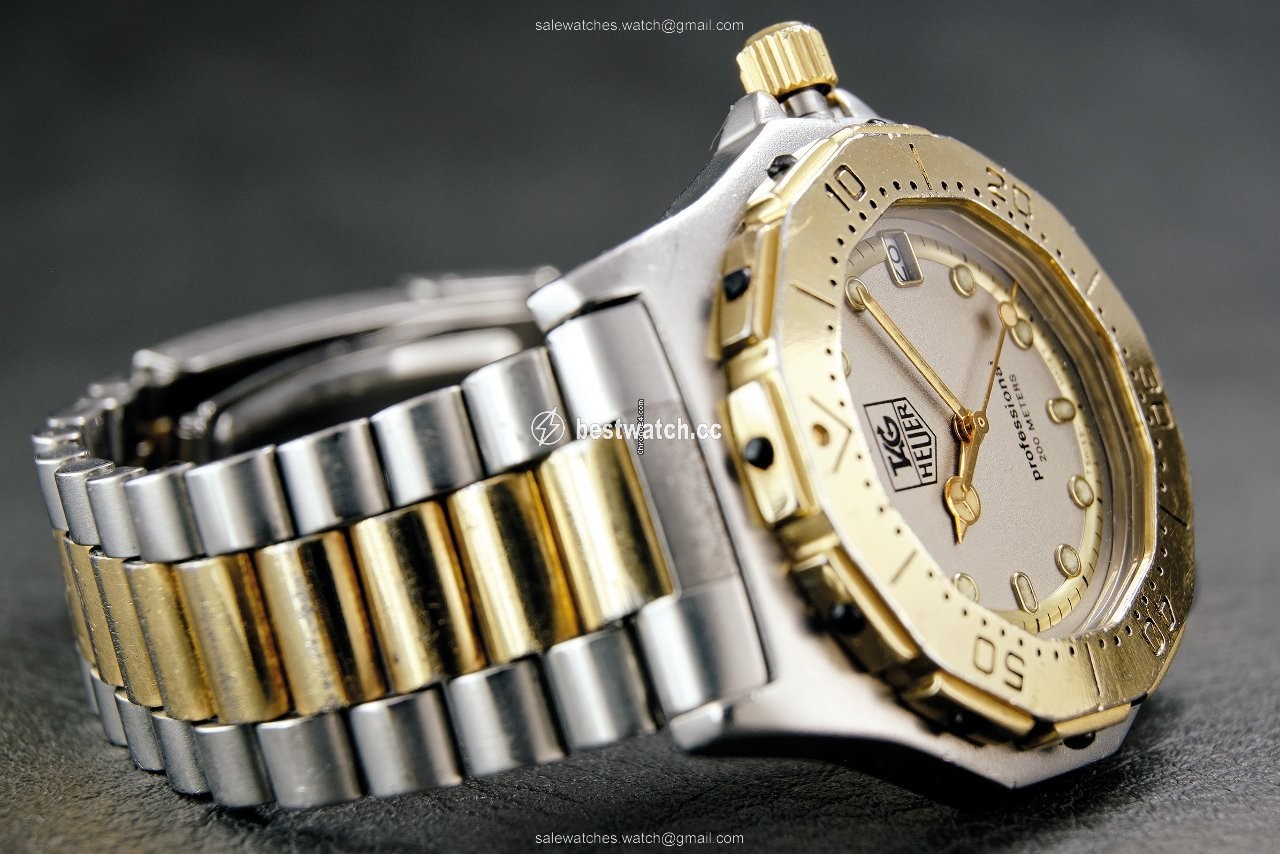 IMG_9086 TAG Heuer Mens watch Unisex Quartz Gold Steel Tag Heuer 3000 Professional 200m - 934.213 | 1980s 3