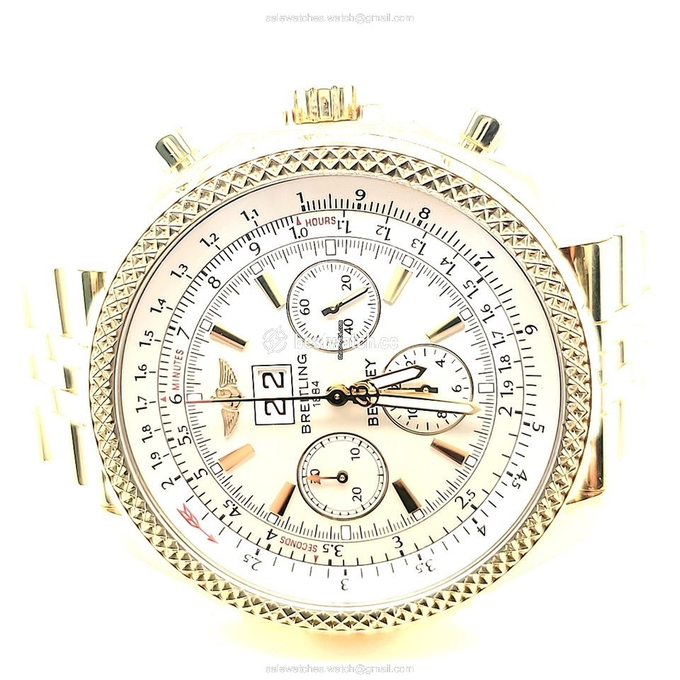 IMG_9086 Breitling Bentley 6.75 Mens watch Unisex Automatic Yellow gold K44362 3