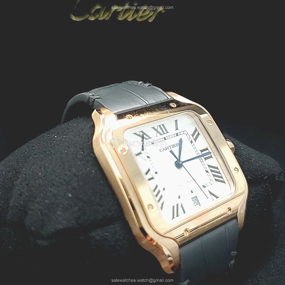 Cartier Santos Mens watch Unisex Automatic Rose gold WGSA0019 3