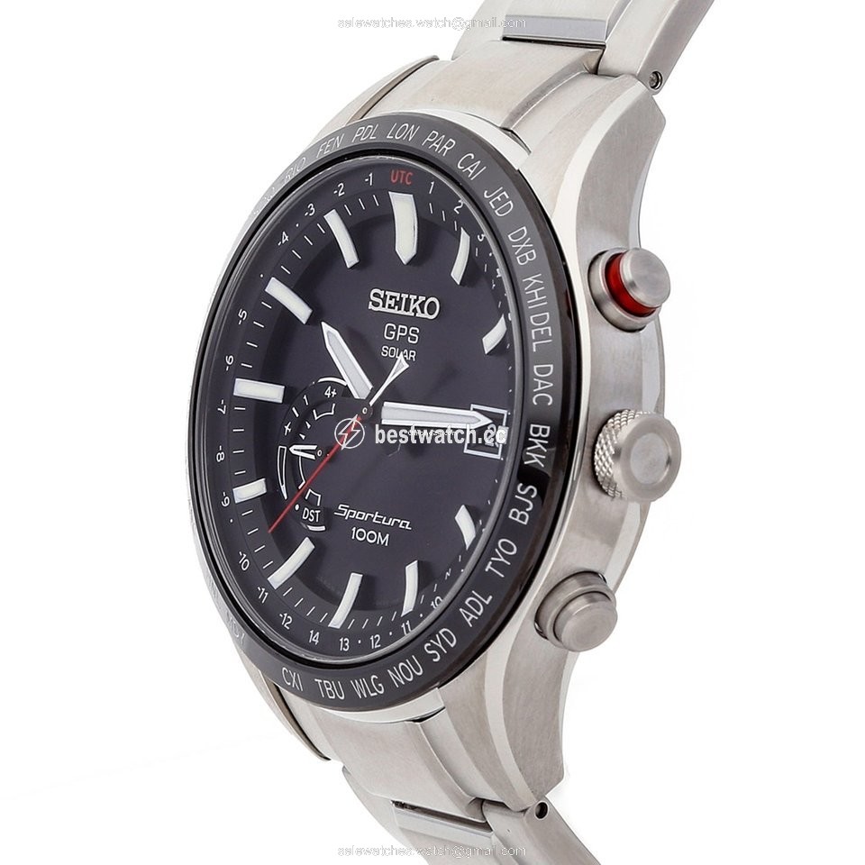 IMG_9086 Seiko Sportura Mens watch Unisex Quartz Steel SSF003 3