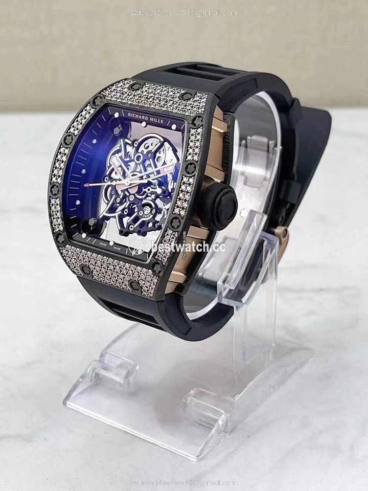 Richard Mille RM 055 Mens watch Unisex Automatic Carbon RM 055 Bubba Watson Ntpt Dark Legend 3