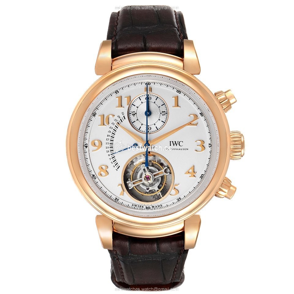 IMG_9086 IWC Da Vinci Chronograph Mens watch Unisex Automatic Rose gold IW393101 3