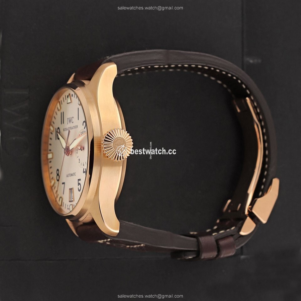 IMG_9086 IWC Big Pilot Mens watch Unisex Automatic Rose gold IW500425 3