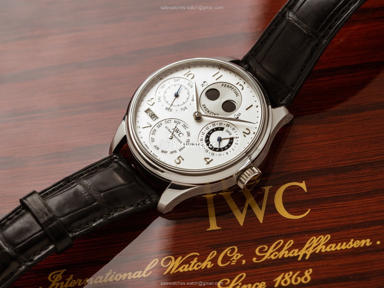 IMG_9086 IWC Portuguese Perpetual Calendar Mens watch Unisex Automatic Platinum IW502111 3