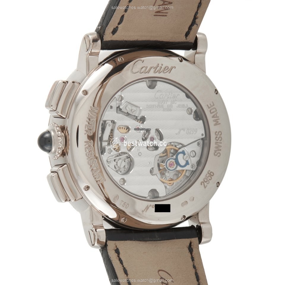 IMG_9086 Cartier Rotonde de Cartier Mens watch Unisex Manual winding White gold W1556051 3