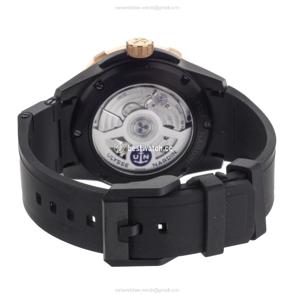 IMG_9086 Ulysse Nardin Mens watch Unisex Automatic Titanium 1185-170 BLACK 3