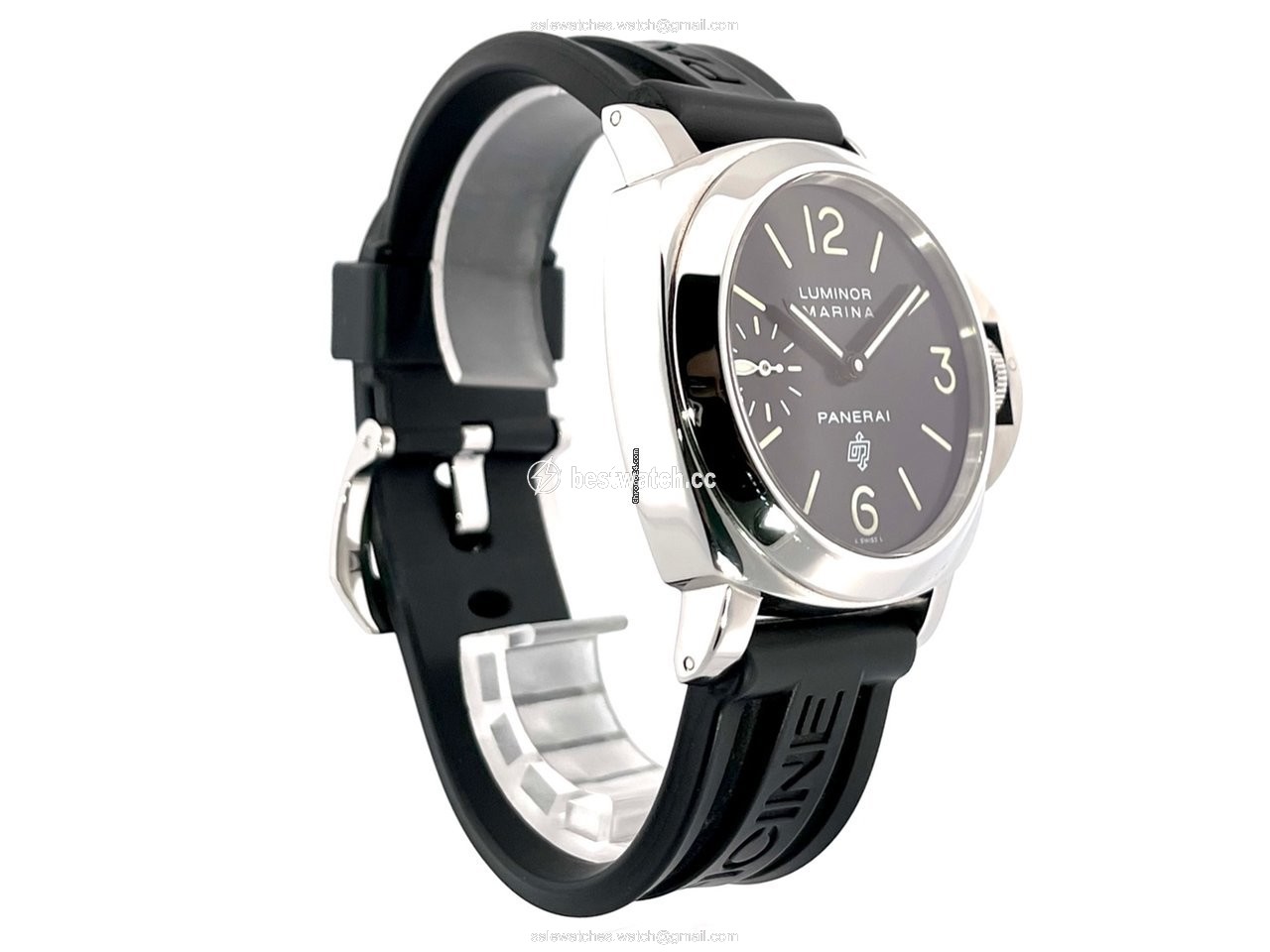 IMG_9086 Panerai Luminor Marina Mens watch Unisex Manual winding Steel PAM01005 PAM1005 3