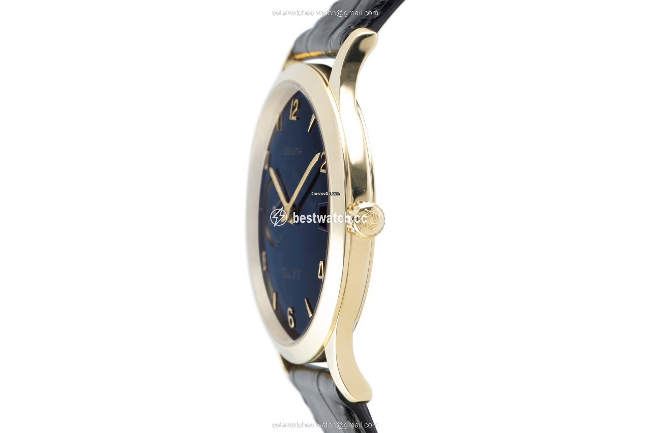 IMG_9086 Zenith Elite Mens watch Unisex Manual winding Yellow gold 30.1125.650 3