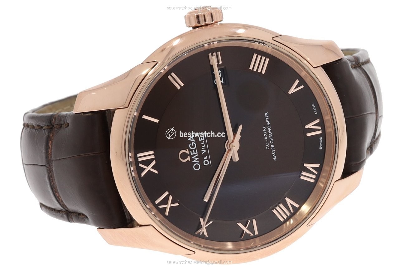 Omega De Ville Hour Vision Mens watch Unisex Automatic Rose gold 433.53.41.21.13.001 3