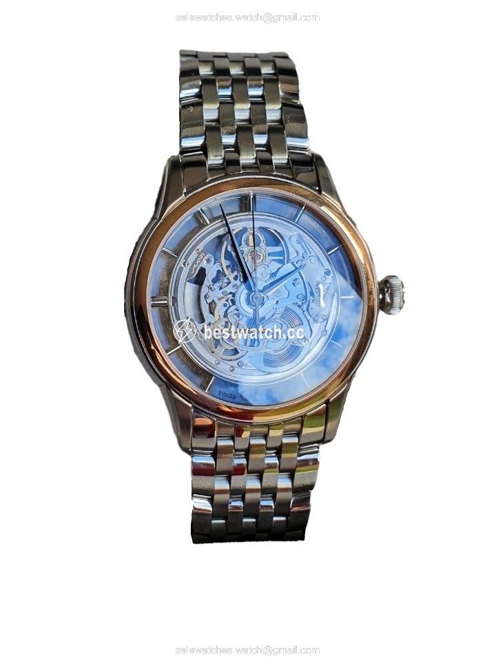 IMG_9086 Oris Artelier Translucent Skeleton Mens watch Unisex Automatic Steel 01 734 7684 6351-07 8 21 77 3