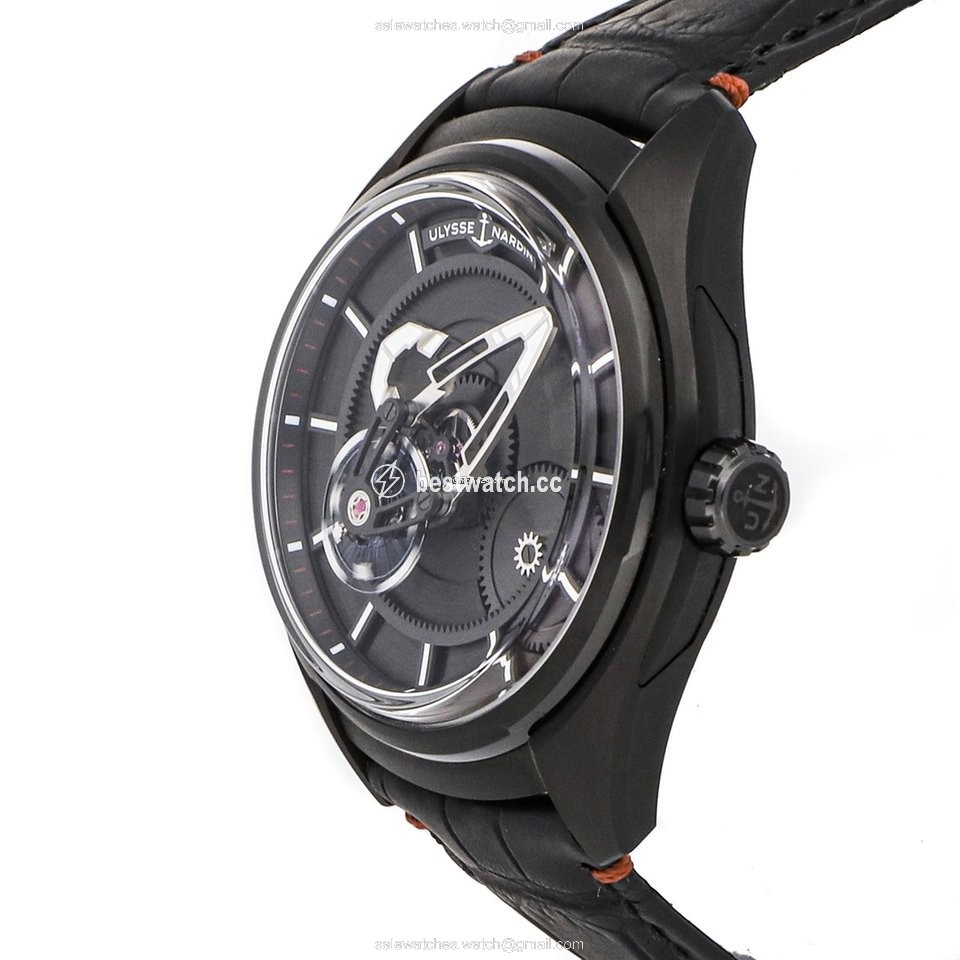IMG_9086 Ulysse Nardin Freak Mens watch Unisex Automatic Titanium 2303-270 BLACK 3