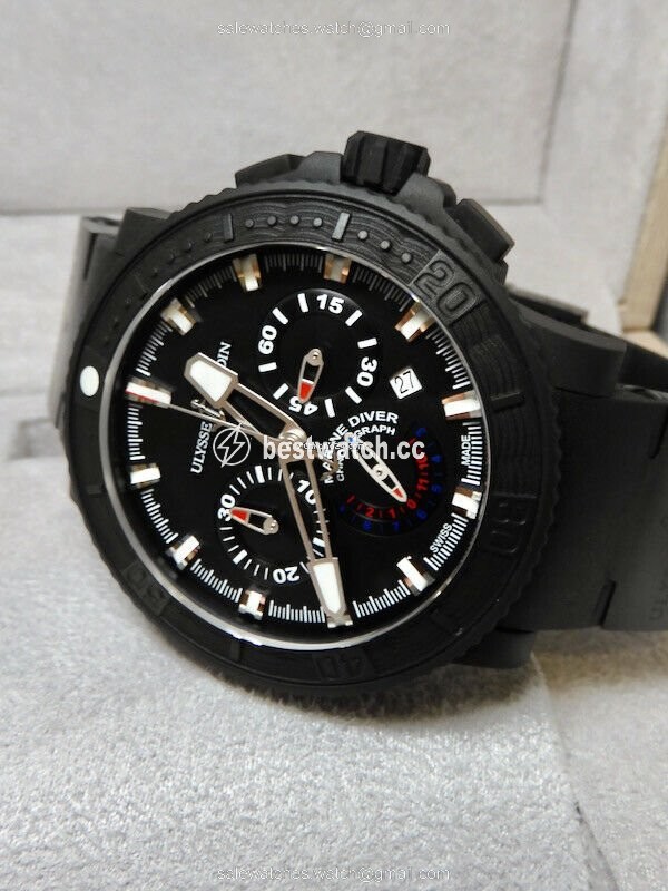 IMG_9086 Ulysse Nardin Diver Black Sea Automatic Steel 353-92-3C 3