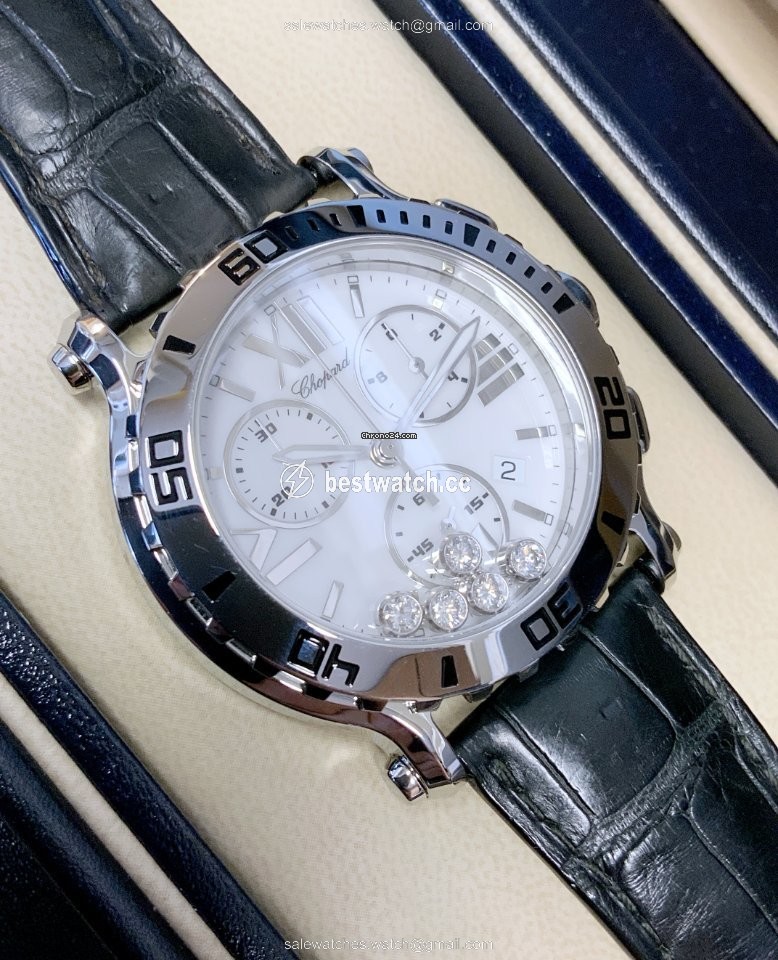 IMG_9086 Chopard Happy Sport Womens watch Quartz Steel 288499-3001 3