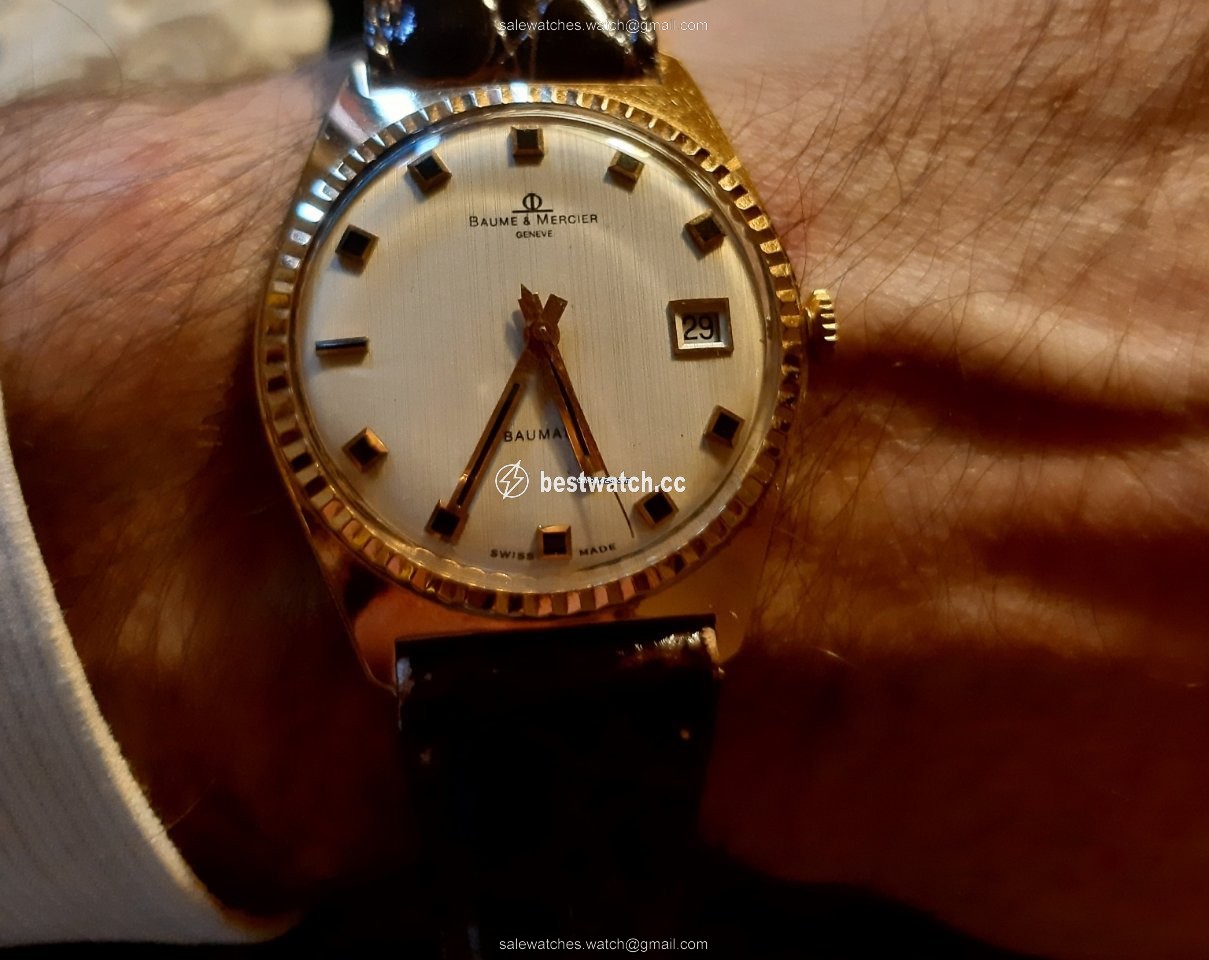 IMG_9086 Baume & Mercier Mens watch Unisex Automatic Yellow gold 229278 sul fondello. 3