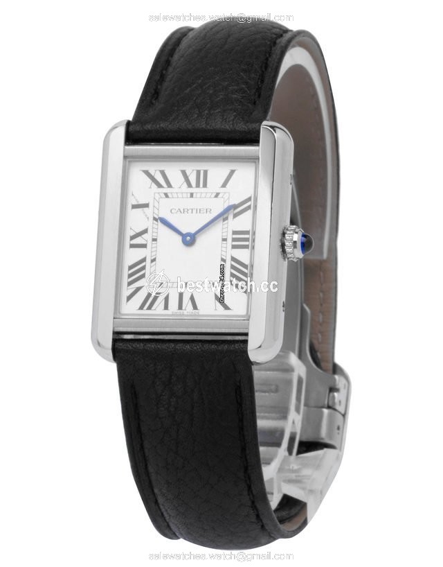 IMG_9086 Cartier Tank Solo Mens watch Unisex Quartz Steel WSTA0030 3170 3