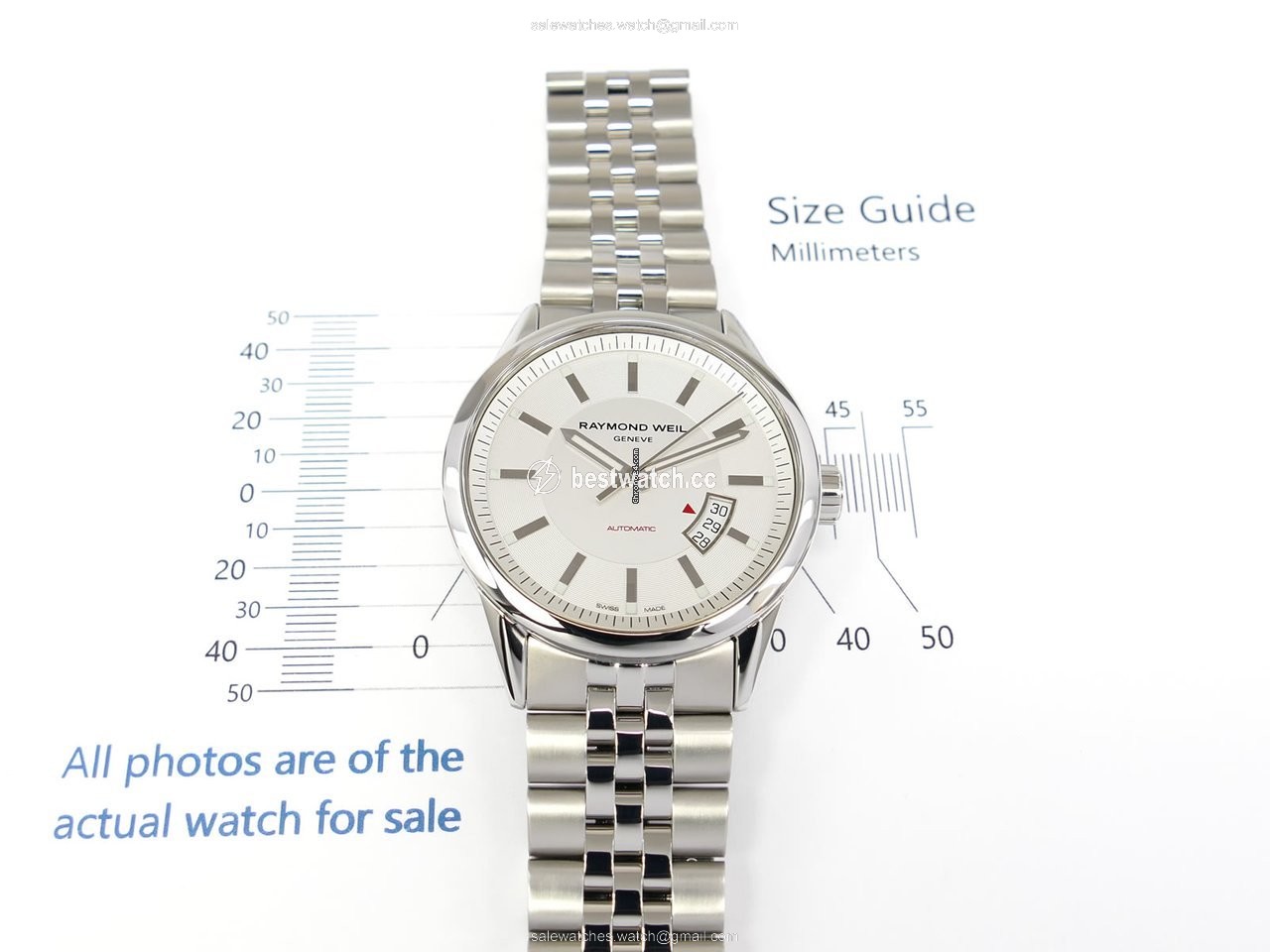 IMG_9086 Raymond Weil Freelancer Mens watch Unisex Automatic Steel 2730-ST-65001 3