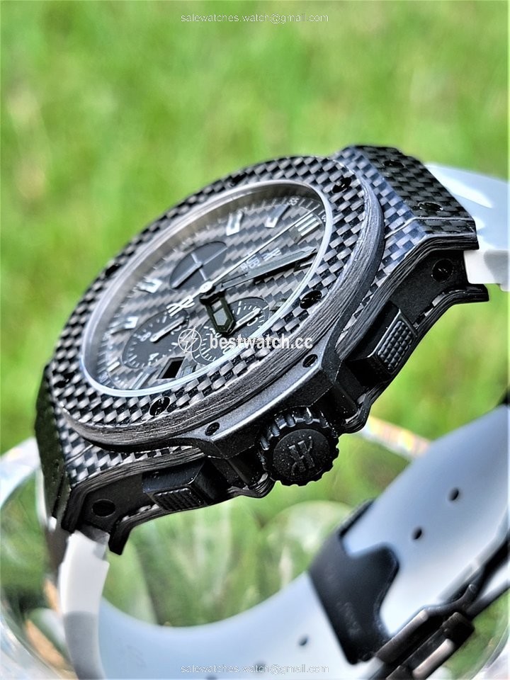 Hublot Big Bang 44 mm Mens watch Unisex Automatic Carbon 301.QX.1724.RX 3