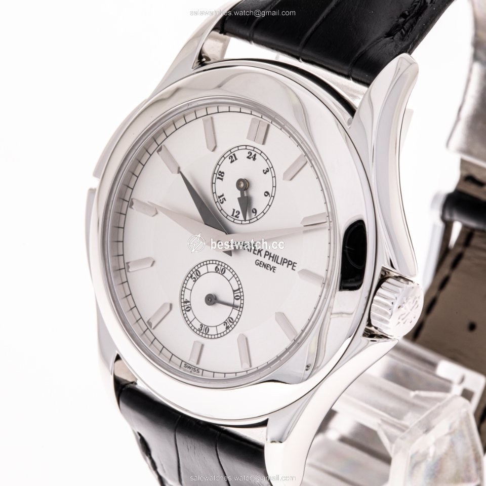IMG_9086 Patek Philippe Travel Time Mens watch Unisex Manual winding Platinum 5134P-001 3
