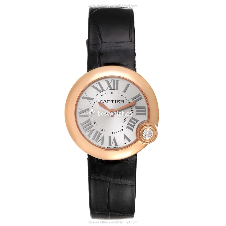 IMG_9086 Cartier Ballon Blanc Womens watch Quartz Rose gold WGBL0003 3