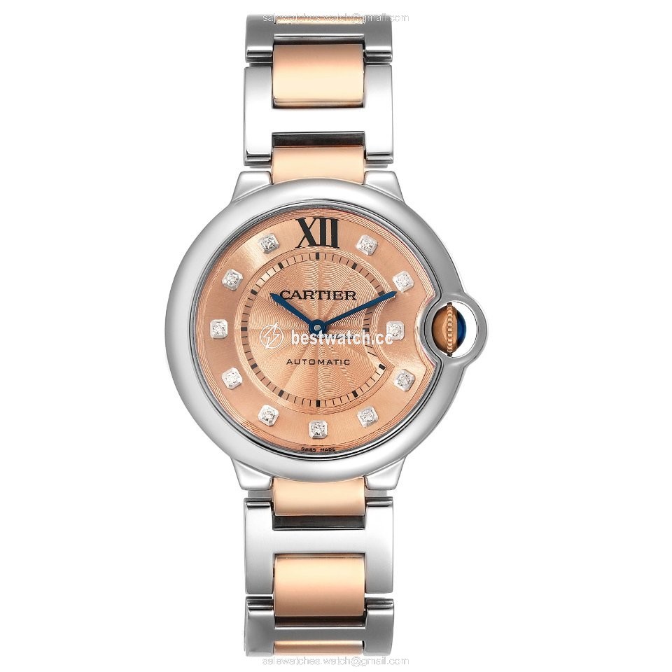 IMG_9086 Cartier Ballon Bleu 36mm Womens watch Automatic Steel WE902054 3