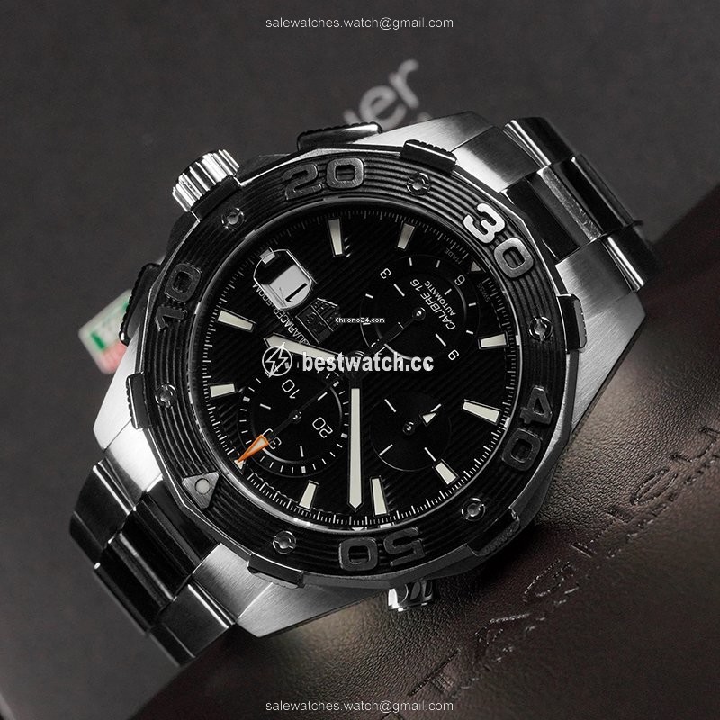IMG_9086 TAG Heuer Aquaracer 500M Mens watch Unisex Steel CAJ2110.BA0872 3