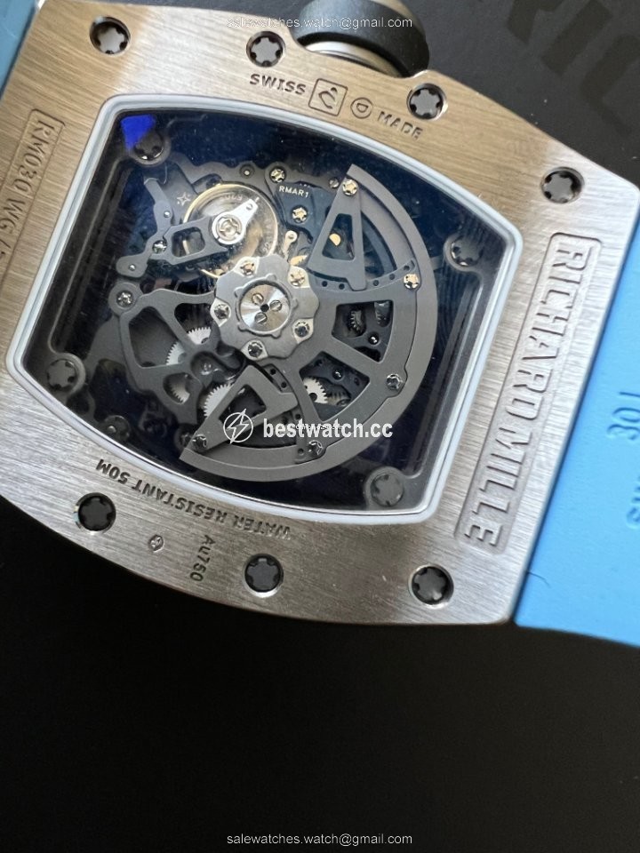 IMG_9086 Richard Mille RM 030 Mens watch Unisex Automatic White gold RM30 WG 3