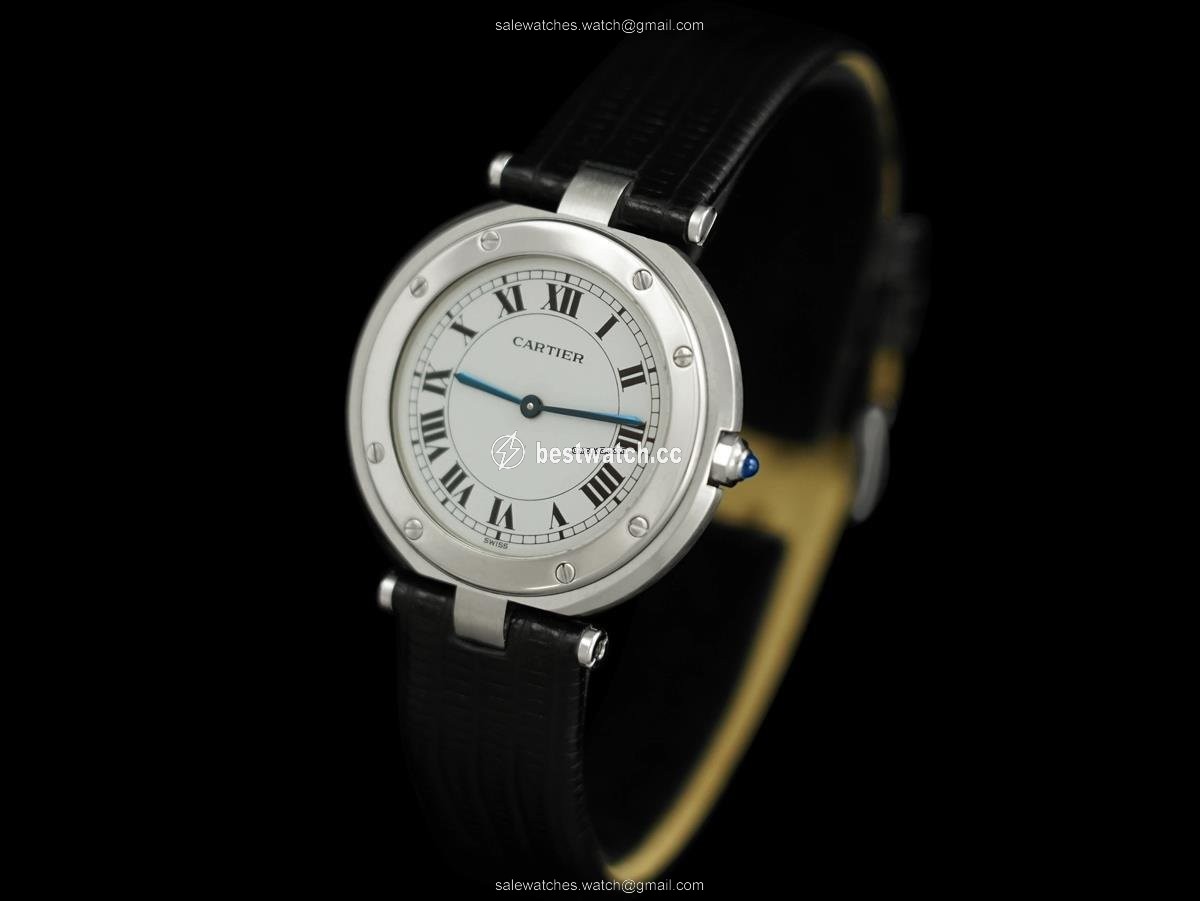 IMG_9086 Cartier Santos Mens watch Unisex Quartz Steel 8277 3