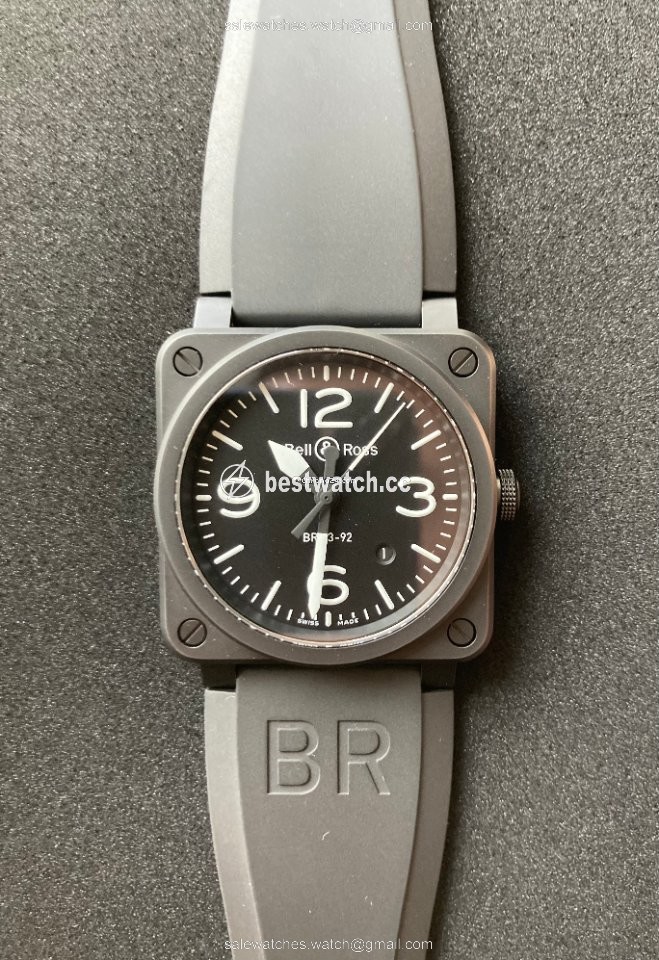 IMG_9086 Bell & Ross BR 03-92 Ceramic Mens watch Unisex Automatic Ceramic BR0392-BL-CE 3
