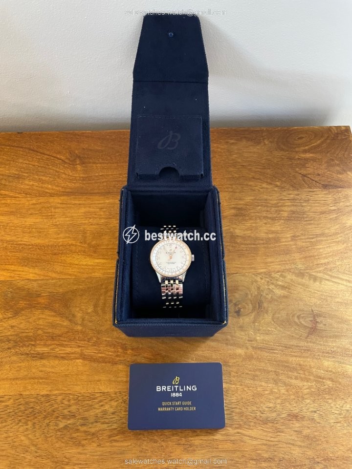 IMG_9086 Breitling Navitimer Womens watch Automatic Gold Steel U17395211A1U1 3