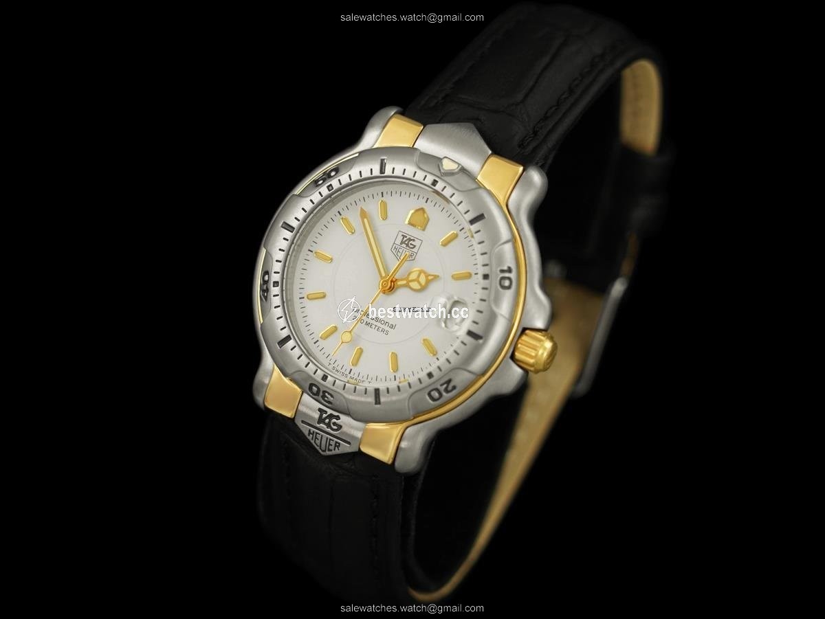 IMG_9086 TAG Heuer 6000 Mens watch Unisex Quartz Gold Steel 8289 3