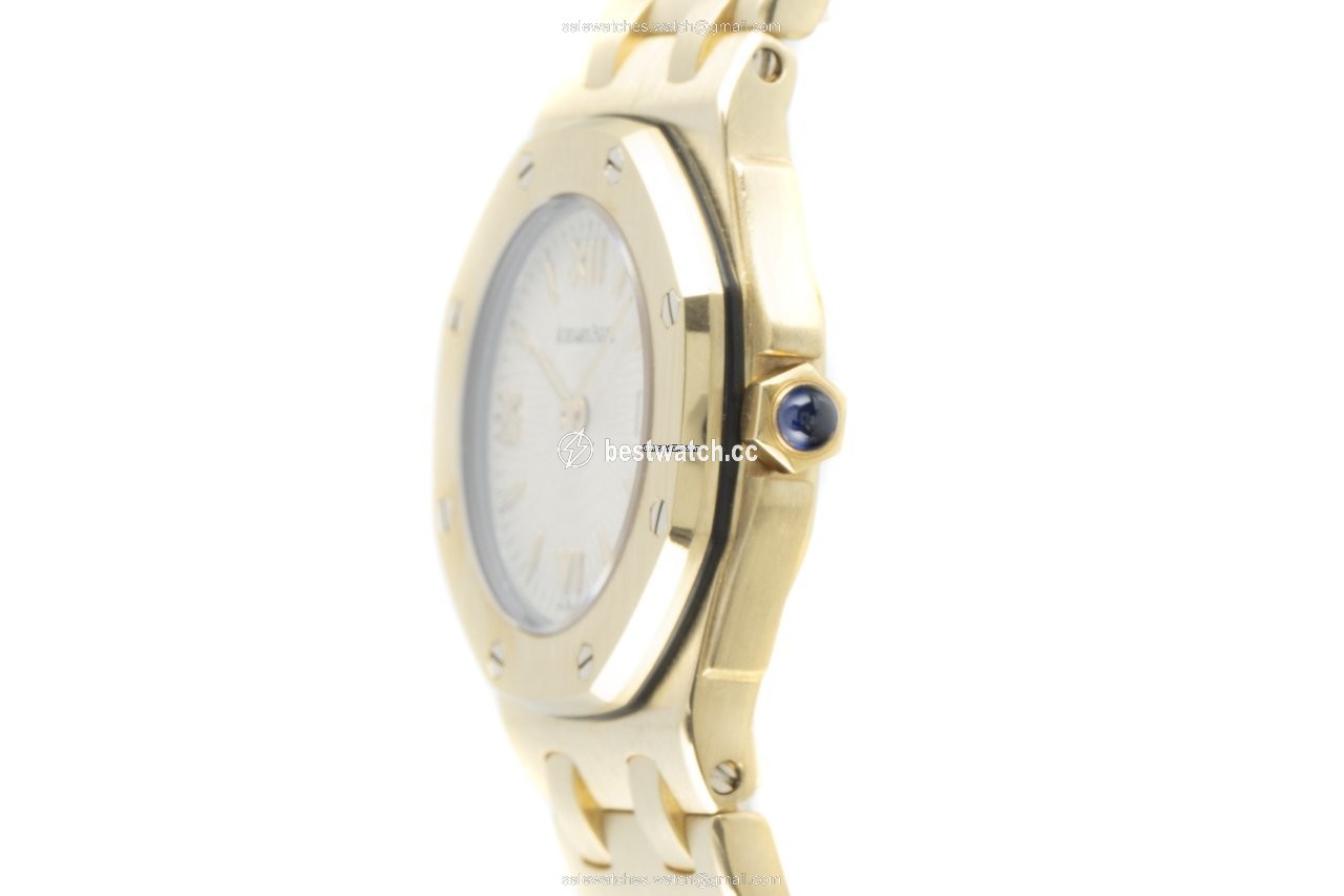IMG_9086 Audemars Piguet Royal Oak Offshore Lady Womens watch Quartz Yellow gold 67150BA 3