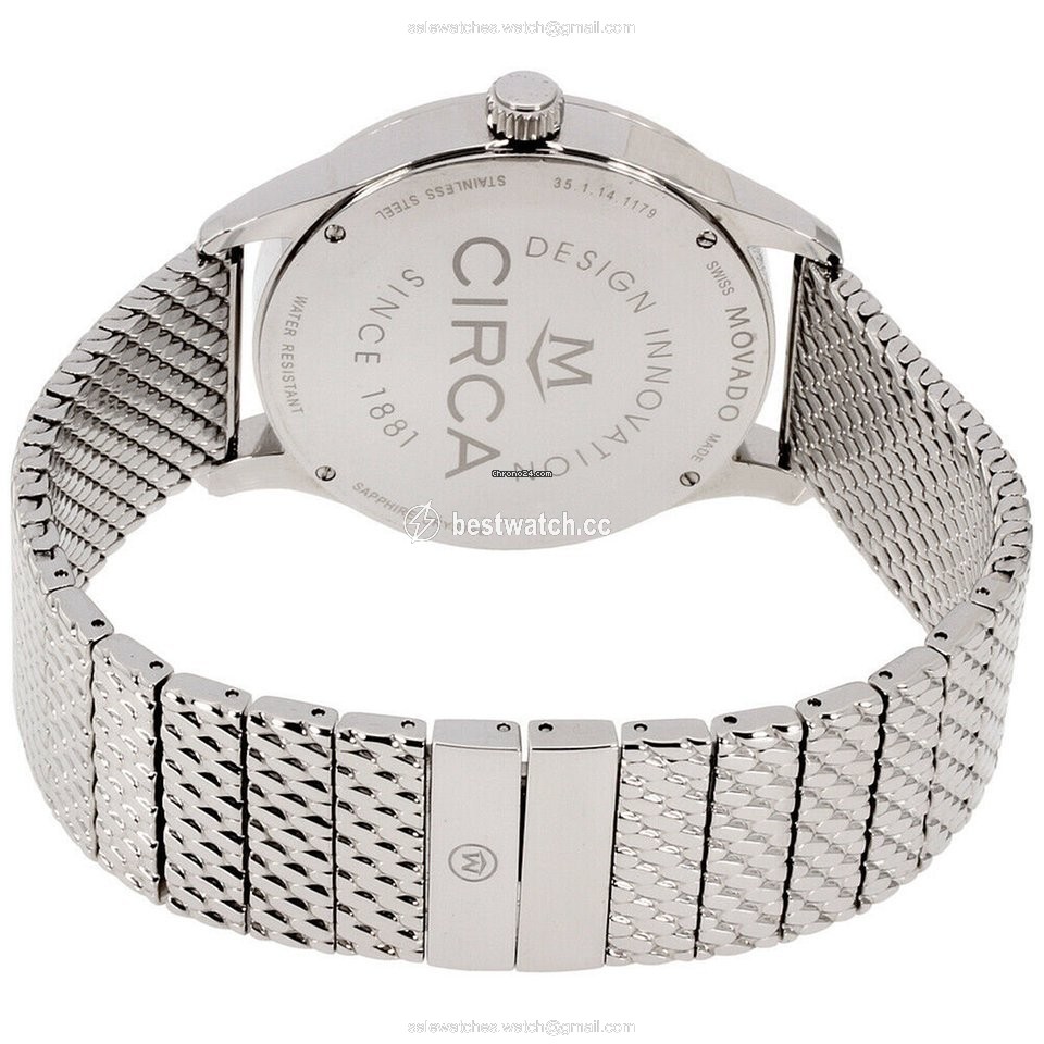 IMG_9086 Movado Circa Quartz Steel 0606802-SDB 3