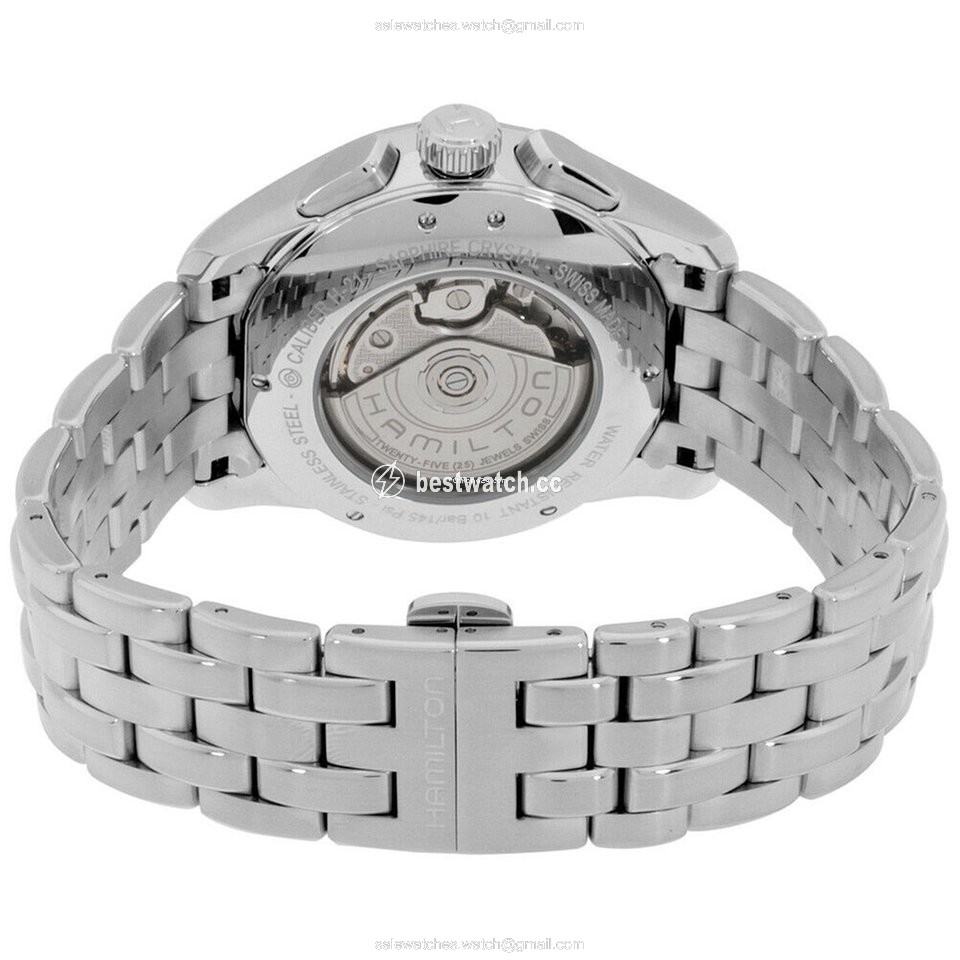 IMG_9086 Hamilton Jazzmaster Auto Chrono Mens watch Unisex Automatic Steel H32596181-SD 3