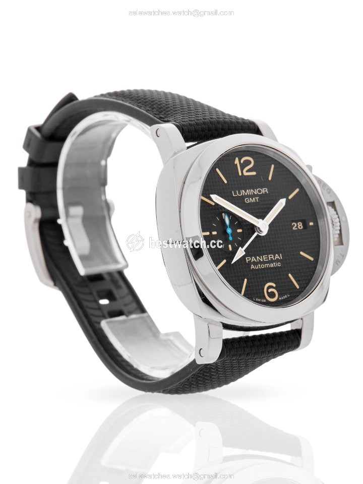 IMG_9086 Panerai Luminor 1950 3 Days GMT Automatic Mens watch Unisex Automatic Steel PAM 01535 3