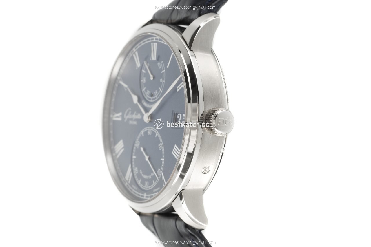 IMG_9086 Glashutte Original Senator Chronometer Mens watch Unisex Manual winding White gold 1-58-01-05-34-30 3