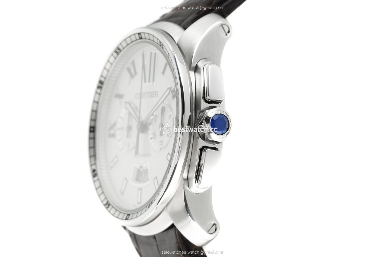 Cartier Calibre de Cartier Chronograph Mens watch Unisex Automatic Steel 3578 3