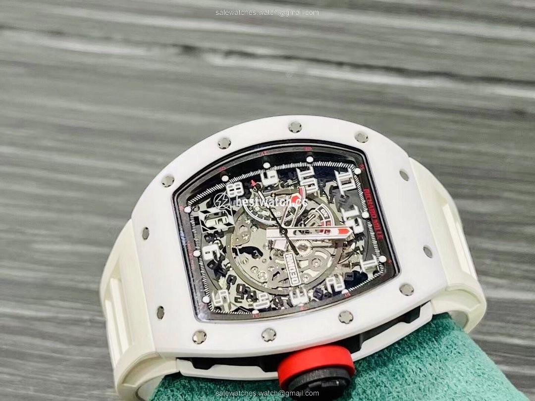 Richard Mille RM 030 Mens watch Unisex Automatic Ceramic Richard Mille Rm 030 White 3