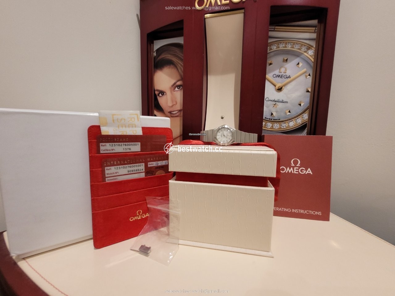 IMG_9086 Omega Constellation Quartz Womens watch Quartz Steel 123.10.27.60.05.001 3
