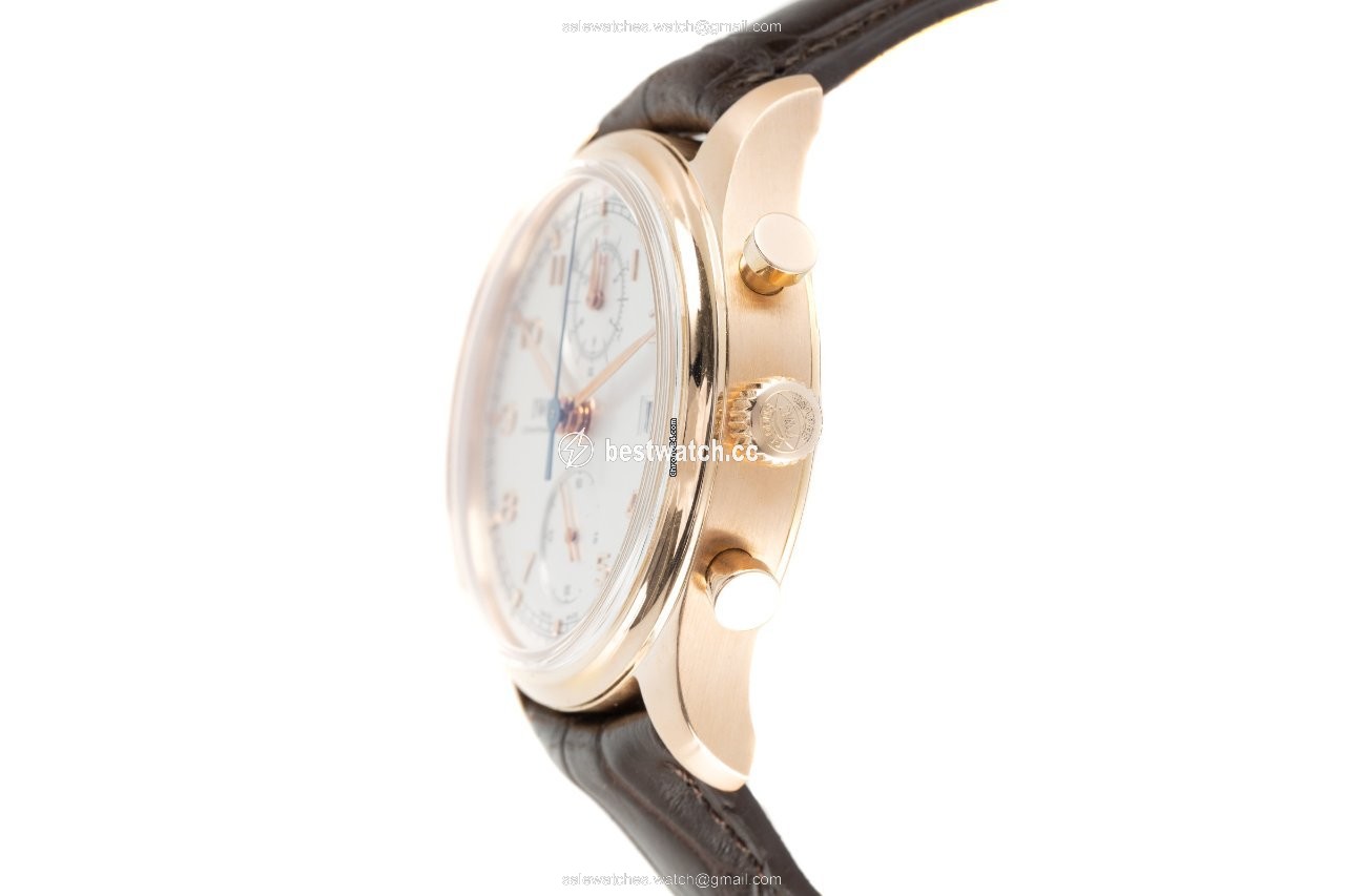 IMG_9086 IWC Portuguese Chronograph Mens watch Unisex Automatic Red gold IW390402 3
