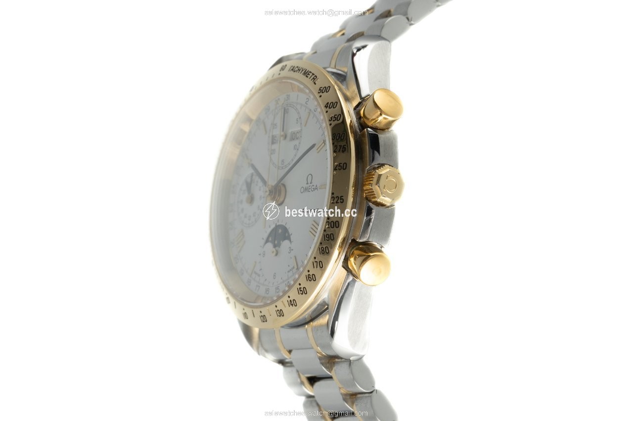 Omega Speedmaster Mens watch Unisex Automatic Gold Steel DA 175.0034 3