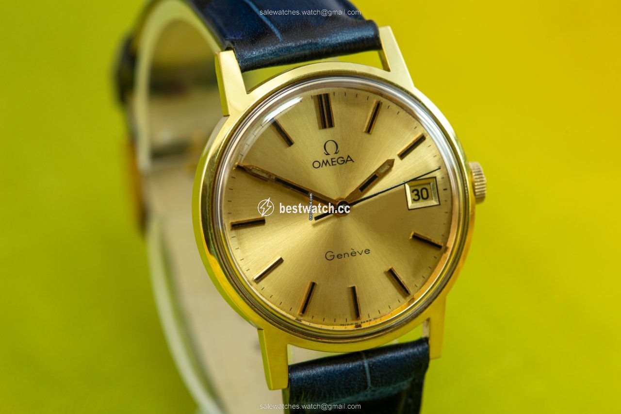 IMG_9086 Omega Geneve Mens watch Unisex Manual winding Gold Steel 166.0117 3